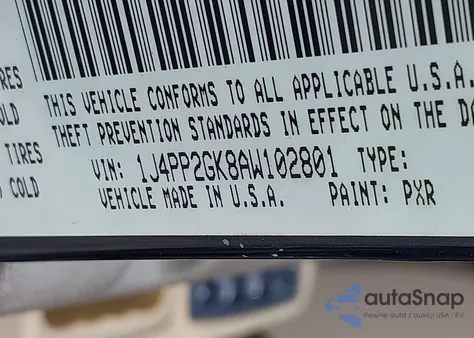 2010 Jeep Liberty Sport z USA, uszkodzony, nr VIN 1J4PP2GK8AW102801